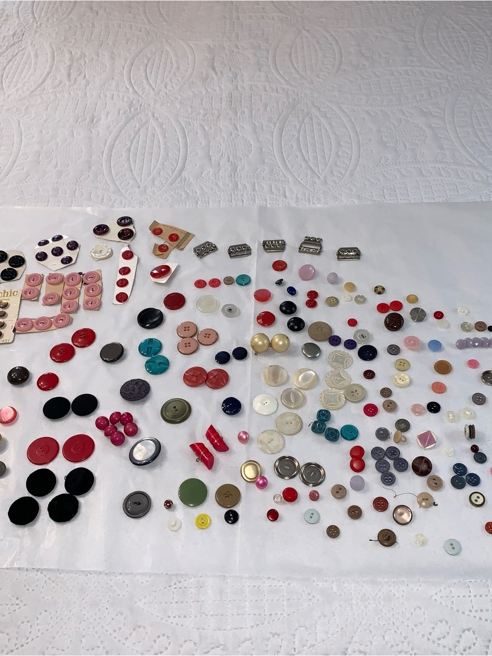 Vintage Assorted Buttons. Possibly Years 1945-2000
